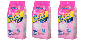 Fitty tBbeB (ʕ) 7DAYS }XN GRm~[pbNP[Xt zCg ߃TCY 30× 3Zbg