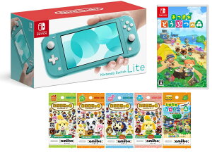 ybsOΉzCV XCb`Cg{ ^[RCY + ܂ ǂԂ̐XA~[{J[h5 (e1pbN)Nintendo Switch Lite