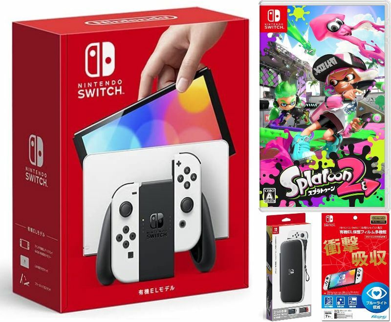セール特価 <br>Nintendo Switch 有機ELモデル Joy-Con L R ホワイト