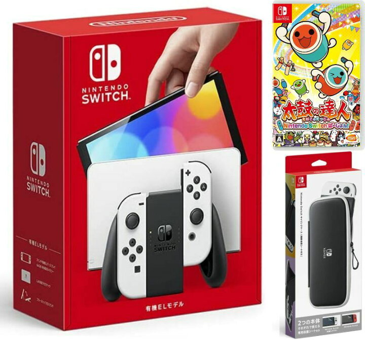 Switch 有機ELモデル本体プロコントローラー太鼓の達人＋太鼓の達人 