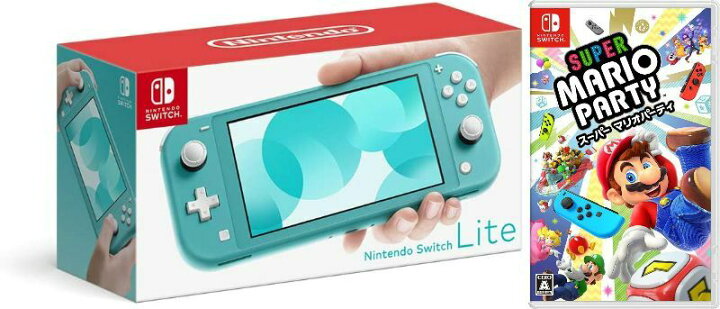 楽天市場】【無料ラッピング対応】Nintendo Switch ライト ターコイズ+  