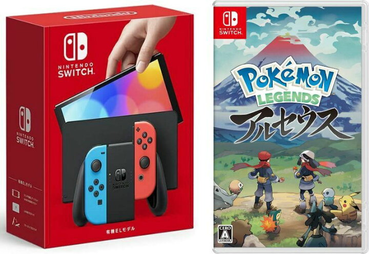 楽天市場 無料ラッピング対応 Nintendo Switch 有機elモデル Joy Con L R ネオン Pokemon Legends アルセウス22年1月28日発売任天堂スイッチ 本体クリスマスクリスマスラッピングお誕生日ポケモンレジェンズ Towa