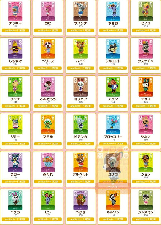 楽天市場】どうぶつの森amiiboカード 第2弾 (5パックセット)+amiibo 