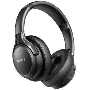 BERIBES �w�b�h�z�� bluetooth 65 ���ԍĐ� 6��EQ���[�h ���C�����X�w�b�h�t�H�� Bluetooth 6.0 �d���͂킸��180g ���K�ȃt�B�b�g�� �}�C�N�t���w�b�h�z�� HIFI�X�e���I �L�� ���� ���p �Չ� ���^(��)