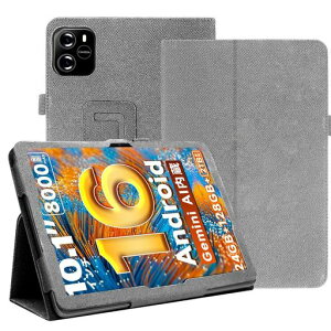 �yBARDATS�z�ی�P�[�X For TechZen HT10/HT20/Wpawa HT10 �P�[�X 10.1�C���` �X�^���h �@�\ �p�x���� �㎿PU���U�[ �y�� ���^ �ϏՌ� �C�菝�h�~ �S�ʕی� �X�}�[�g �J�o�[(�O���[)
