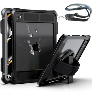 iPad Pro 11�C���` �P�[�X (M5/M4�A2025/2024�A��6/5����)��p �h�� ���S�h�� �S�ʕی� �ϏՌ� �Ռ��z�� ���h�~ �h�� �h�o 360 ��� �ČR �ϋv�� �����^ �J�̓��A�����C�ȂǓK�p iPad Pro 2024/2025
