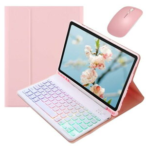 �}�E�X�t�� iPad 11���� A16 11�C���` 2025/iPad ��10���� 10.9�C���` 2022�p�� �L�[�{�[�h�P�[�X ���C���{�[�o�b�N���C�g�t�� ������ ���� �}�O�l�b�g������ �w�� �r�W�l�X,�s���N+��
