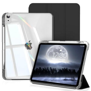 SQBEBS iPad 11���� /10���� �P�[�X ������ 11�C���` 2025/10.9�C���` 2022 ���� �w�� ���E�� �J�o�[ �y���V���z���_�[�t�� �O�܂�X�^���h Touch ID�� �I�[�g�X���[�v �@�\�Ή� ���X�����X �ϏՌ� �c