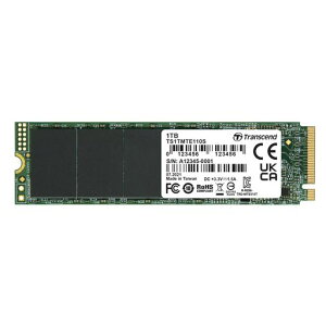 TranscendPCIeM.2SSD(2280)1TBNVMePCIeGen3x43DTLC�̗p5�N�ۏ�TS1TMTE110S