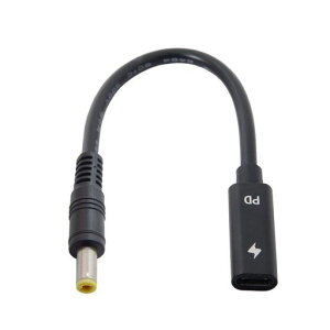 chenyang CY USB C - DC 20V 5.5x2.5mm PD 65W �[�d�P�[�u��