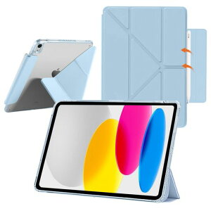 YealRed �P�[�X For iPad 11�C���` A16 2025 (��11����) ���� �^�u���b�g�J�o�[ Y�܂�X�^���h PU���U�[ �N���A PC+TPU ���C�z���o�b�N�� Touch ID�� �I�[�g�X���[�v �@�\�Ή� ������� �A�C�p�b�h