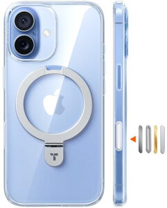 �y�X�^���h���僂�f���E���S�Ҍ����zTORRAS iPhone 17 �P�[�X �}�O�l�b�g�� MagSafe�Ή� 4 �{�R�p�ϏՌ� ���΂݂Ȃ� �J�����R���g���[�� �X���� �����O 3in1���@�\ ����~�� Ostand Q1 Guardian �N���A