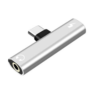 Topamz 2in1 �^�C�vC �C���z���ϊ� �A�_�v�^ Type C to 3.5mm �V���o�[
