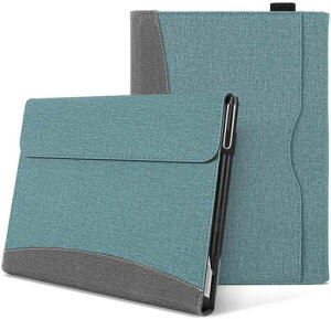 AnMengXinLing Surface Pro 10/Surface Pro 9�P�[�X �蒠�^ �y���z���_�[�t�� �J�[�h���[ �y�L�[�{�[�h�t�����[�\�z���J���ی�J�o�[ �T�[�t�F�X�v��9 Pro10 �J�o�[ �X�^���h�@�\�t�� ���p�x�����\�c