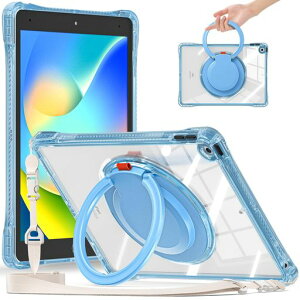Moogukadan iPad 11(A16 )�p ��11���� /iPad 10�p ��10���� 10.9�C���` �P�[�X �΂ߊ|�� �N���A �����J�o�[ ���u���X�^���h �y���z���_�[ 360°��]�����O �V�����_�[�X�g���b�v ��� ���^ �����h�~,���c