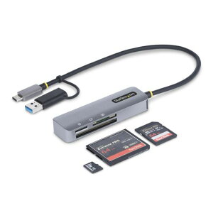 StarTech.com USB�J�[�h���[�_�[/USB 3.0 Type-C Type-A�ڑ�/5Gbps/SD microSD CompactFlash�Ή�/�h���C�o�[�s�v/�e��OS�Ή�/�}���`�������[�J�[�h ���[�_�[���C�^�[