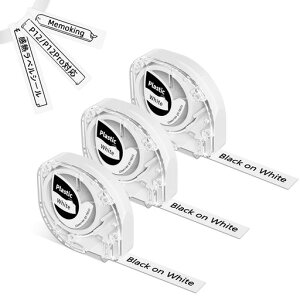 Phomemo Memoking P12 P12Pro �Ή� ���M���x�� ���� �e�[�v �V�[�� �z���C�g�ɍ����� 12mm�� ��4m 3�Z�b�g