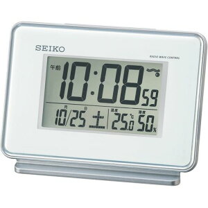 �Z�C�R�[�N���b�N(Seiko Clock) �Z�C�R�[ �N���b�N �ڊo�܂����v �d�g �f�W�^�� 2�`�����l�� �A���[�� �J�����_�[ ���x ���x �\�� �� SQ767W SEIKO