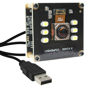 48MP USB �J���� ���W���[�� 8K �E�F�u�J�� 4K 30FPS �Î��J���[ �����I�[�g�t�H�[�J�X 70�x����p 6�z���C�g���C�g�t�� �E�F�u�J�� 6000P �c�Ȏ����[�� �p�\�R�� PC�J���� �X�g���[�~���O USB�v�c
