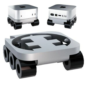Dododigital Pro Mac Mini M4�p�X�^���h�A3 D�v�����A ���M�A ���p�X�^���h�A�z�R���h�~���u�A�ΐ��T���@�����`�[�t�ɂ������j�[�N�Ȍ`�� -�u���b�N (�u���b�N)
