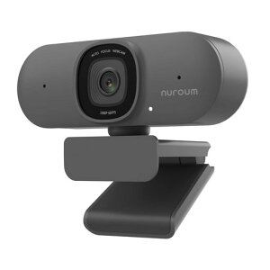 Nuroum Web�J���� 2K �E�F�u�J���� 60fps �}�C�N�t�� �I�[�g�t�H�[�J�X zoom �J���� 75°����p PC�J���� �~���[�g�@�\ �v���C�o�V�[�ی� ���������␳ �X�g���[�~���O �E�F�u�J�� USB�v���O&�v���c