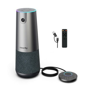 Nearity 120 Max�y�g���}�C�N�t���z��c�p Web�J���� 4K 120°�L�p 5�{�Y�[�� AI�����t���[�~���O 5m�W�� �}�C�N�E�X�s�[�J�[��̌^ �m�C�Y�L�����Z�����O �S��d�ʐM �����R���t�� USB�v���O&�v���c