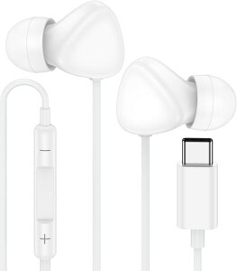 Yangoo USB Type C �C���z�� �L�� �}�C�N�t�� HiFi �^�C�vC �C���t�H�� �J�i���^ �ʘb�\ ���ʒ��� iPhone 16/Xperia/Galaxy/Pixel�Ȃ�Type C�|�[�g���ڃf�o�C�X�Ή� ���[�ܕt��