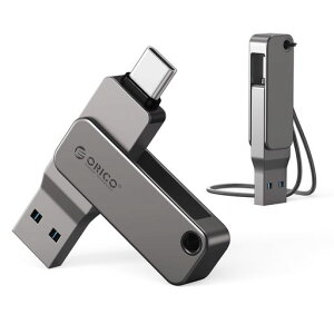 ORICO USB������ �^�C�vC 128GB - ��]�� USB 3.2 ���� �ő�Ǐo���x150MB/s ������ �y��&�ϋv�� �o�b�N�A�b�v �e�ʕs������ - EB05