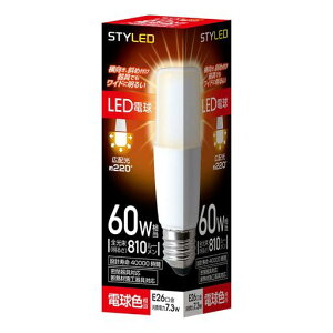 �X�^�C���h LED�d�� T�`�^�C�v �������a26mm 60W�`���� �d���F �L�z���^�C�v �����E�f�M�ގ{�H���Ή� HDT60L1