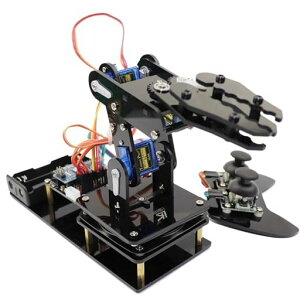 LKCOKOINO4�����{�b�g�A�[���L�b�gArduino�p4DOF�~�j�f�X�N�g�b�v���{�b�g�A�[���q��/��l�p�⊮�H�w/���w/�Ȋw/�Z�p�w�K�헪