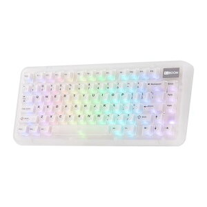 KiiBOOM Phantom81 Lite 75% �K�X�P�b�g ���J�j�J���L�[�{�[�h QMK&VIA�v���O���}�u���Ή� 3���[�h���C�����X�Q�[�~���O�L�[�{�[�h RGB�o�b�N���C�g ABS�P�[�X+UV�R�[�e�B���O�Z�p �z�b�g�X���b�v�Ή�