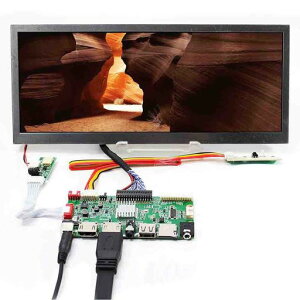VSDISPLAY HD USB SD AV �R���g���[���[ 10.3�C���` �������j�^�[ 1920x720 IPS�t�� ���R���g���X�g�� �T�u���j�^�[ �ԍ�TFT�p