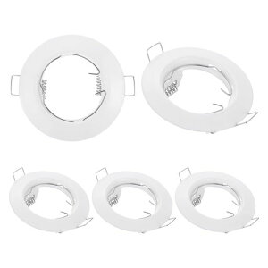 PATIKIL LED �_�E�����C�g �t ���[�� �n�E�W���O 5�Z�b�g MR16 GU10 �d�� ���ߍ��݃��C�g �z���_�[ �ی^ �V �� �X�|�b�g���C�g ��t�t ���[�� �z�[�����C�g�p ��
