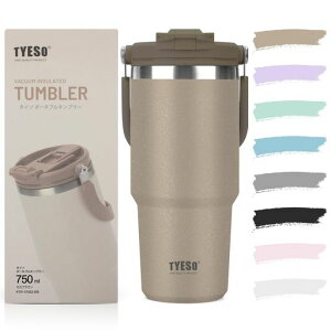 TYESO �^���u���[ �X�g���[�t�� 750ml ���� �ۗ�ۉ� ��e�� �X�e�����X�{�g�� �W�t�� ���ڂ�Ȃ� �E�H�[�^�[�{�g�� �����^�� �����t �^��f�M ��d�\�� �L�� ������ �R��Ȃ� �A�E�g�h�A �c