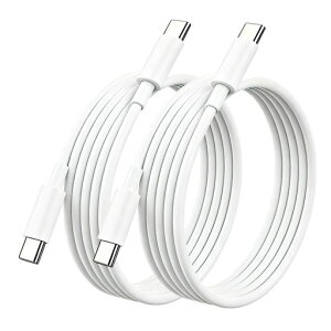 USB-C to USB-C �P�[�u�� 2m 2�{�Z�b�g�y�ő�65W PD�Ή� �zLpoieJun �}���[�d �����f�[�^�]�� �f���h�~ ���ϋvTPE �X�}�[�g�t�H��/�^�u���b�g/�Q�[���@�Ȃ�Type-c�@��ƌ݊���������