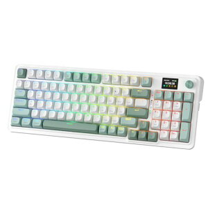 Redragon K719 ���C�����X�K�X�P�b�g�Q�[�~���O�L�[�{�[�hw/���&�m�u,95���J�j�J���L�[�{�[�h�̃L�[,�ȒP�ɐ���1.14 �h tft���\��,5�w�m�C�Ydampening,�J�X�^�����j�A�X�C�b�`,�ʉ_�F