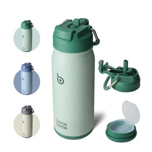 BOTTLE BOTTLE ���� 500ml �q�� �X�e�����X�{�g�� ������ �X�|�[�c�{�g�� 2WAY�W �X�g���[�t�� �ꕔ��? �^��f�M �R��h�~ �j�̎q ���̎q �O���[��
