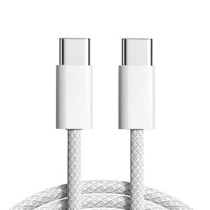 xiwai 27W 65W �d��USB-C�P�[�u�� 480Mbps �f�[�^�P�[�u�� Type C �����[�d �g�ѓd�b&�^�u���b�g&�m�[�g�p�\�R���p 2m�z���C�g�X���[�u