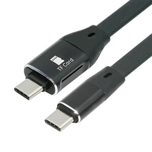 Xiwai USB-C Type-C �I�X - TF Micro-SD �J�[�h���[�_�[ & �I�X 10Gbps USB 3.1 �t���b�g�X���� FPC �f�[�^�����P�[�u�� (�m�[�g�p�\�R���A�d�b�p�A23cm)