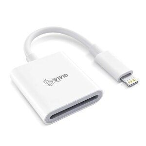 VIVID TECH SD �J�[�h���[�_�[ Lightning�Ή� �����f�[�^�]�� �J�������[�_�[ SD/SDHC/SDXC �v���O�A���h�v���C �ʐ^/����]�� �ݒ�s�v