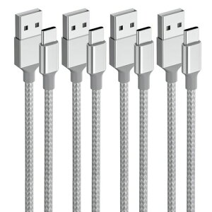 usb c �P�[�u���y1m+1m+2m+2m 4�{�z�^�C�vc �P�[�u�� Type C 3A�}���[�d QC3.0�Ή� �}���[�d PD�Ή� �i�C�����҂� �f���h�~iPhone 17/16/15 Samsung/Note/Huawei Sony Xperia