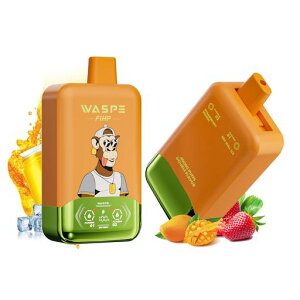 �y�_�u���t���[�o�[�zWaspe �d�q�^�o�R �g���̂� 40000��z���\ 36ml�̑�e�� �����^�� vape �x�C�v LED�f�B�X�v���C ���� 650mAh�o�b�e���[ Type-C�[�d �։��p�C�| �Ó}���� �j�R�`���Ȃ� �^�[���c