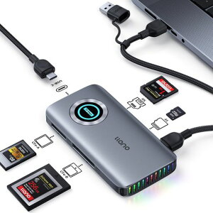 �u�ʐ^�E�f��������x����4-in-1�vllano CFexpress Type A/B �J�[�h���[�_�[ UHS-II SD4.0/microSD/TF�Ή� USB3.2 Gen2(�ő�10Gbps)8K�]���Ή� �ő�2TB
