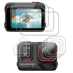 FiTSTILL�����K���X�ی�t�B����Insta 360 Ace Pro 2 �p�y9�����z���C���X�N���[��+ TPU�T�u�X�N���[��+ �����Y acepro 2 �A�N�Z�T���[ 9H�d�x ace pro 2�t�B����