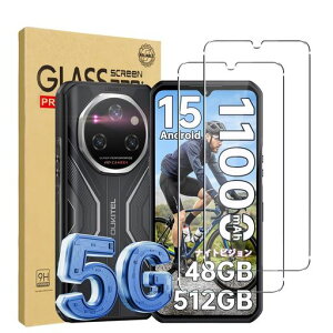 �y2���Z�b�g�zFor OUKITEL WP55/WP55 Pro �t�B���� �����K���X ���{���Ɏq�f�ސ� �d�x9H ��U�h�~ �X�N���b�`�h�~ �������� OUKITEL WP55/WP55Pro �t���ی�t�B����