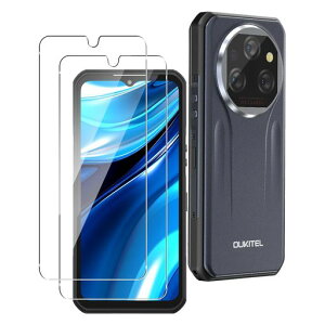 For OUKITEL WP39/WP39 Pro �K���X�t�B���� OUKITEL WP39/WP39 Pro �t�B���� 2���Z�b�g �d�x9H �����K���X �t���ی�t�B���� 2.5D �����ߗ� ��U�h�~ �C�A�[�� ����h�~ �����z�� �\��t���ȒP