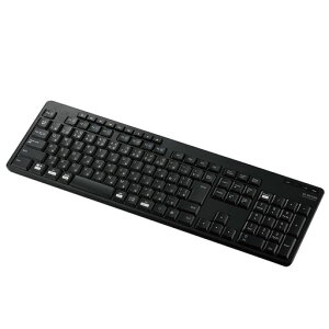 �G���R�� ���C�����X�L�[�{�[�h Bluetooth �É� �R�� �e���L�[�t 3��}���`�y�A�����O�Ή� iPad/macbook/Surface/Chromebook �u���b�N TK-FBM118SKBK