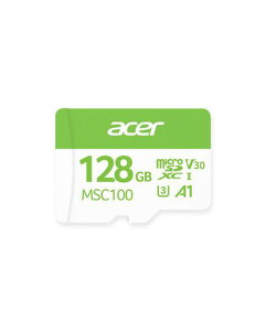 Acer microSD�J�[�h MSC100 128GB 100MB/s�Ǐo SDXC UHS-I U3 V30 4K UHD & Full HD�B�e�Ή� �����������J�[�h Class10 �}�C�N��SD�J�[�h Nintendo Switch����m�F��