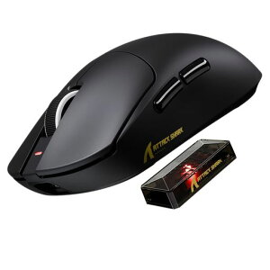 ATTACK SHARK X8ULTRA ���C�����X�Q�[�~���O�}�E�X - 55g���y�ʐ݌v / Nordic 52840�`�b�v���� / 42000DPI PAW3950MAX�Z���T�[ / 3���[�h(�L���EBluetooth�E2.4GHz) /