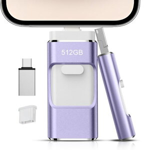 �y�A�v���s�v�E���K�F�ؕi �z512GB Phone�Ή�usb�������ʐ^�ۑ� ����usb�Ɏʐ^���ڂ�4in1 �t���b�V���h���������l�C USB ���ʑ}���X�}�z USB �������[ �t���b�V���h���C�u Android �p�\�R���Ή� USB�c